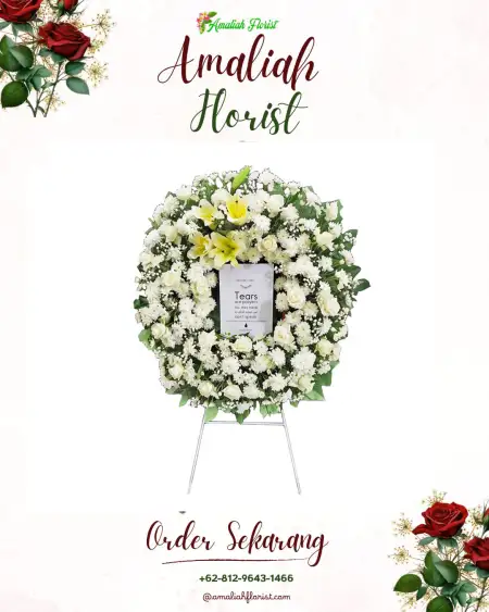 Krans Bunga Duka Menyunyur